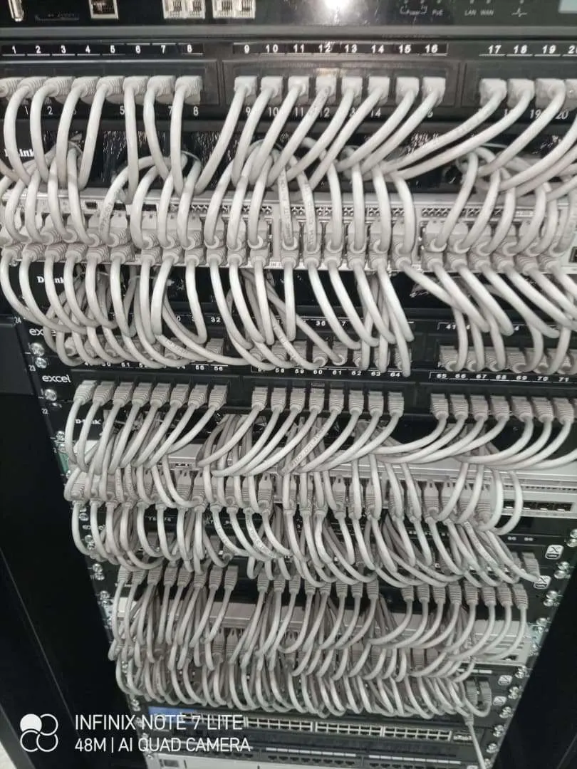 Elnux Solutions project: structured cabling
